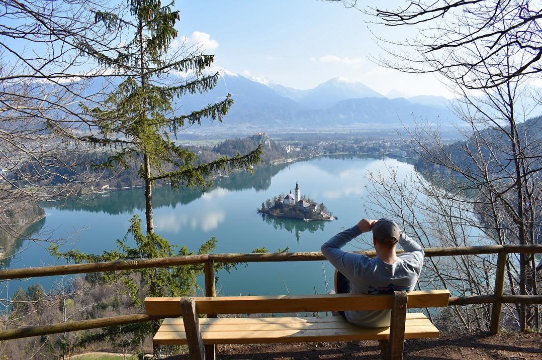 Jake at Lake Bled