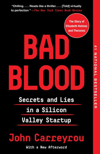 Bad Blood by John Carreyrou cover