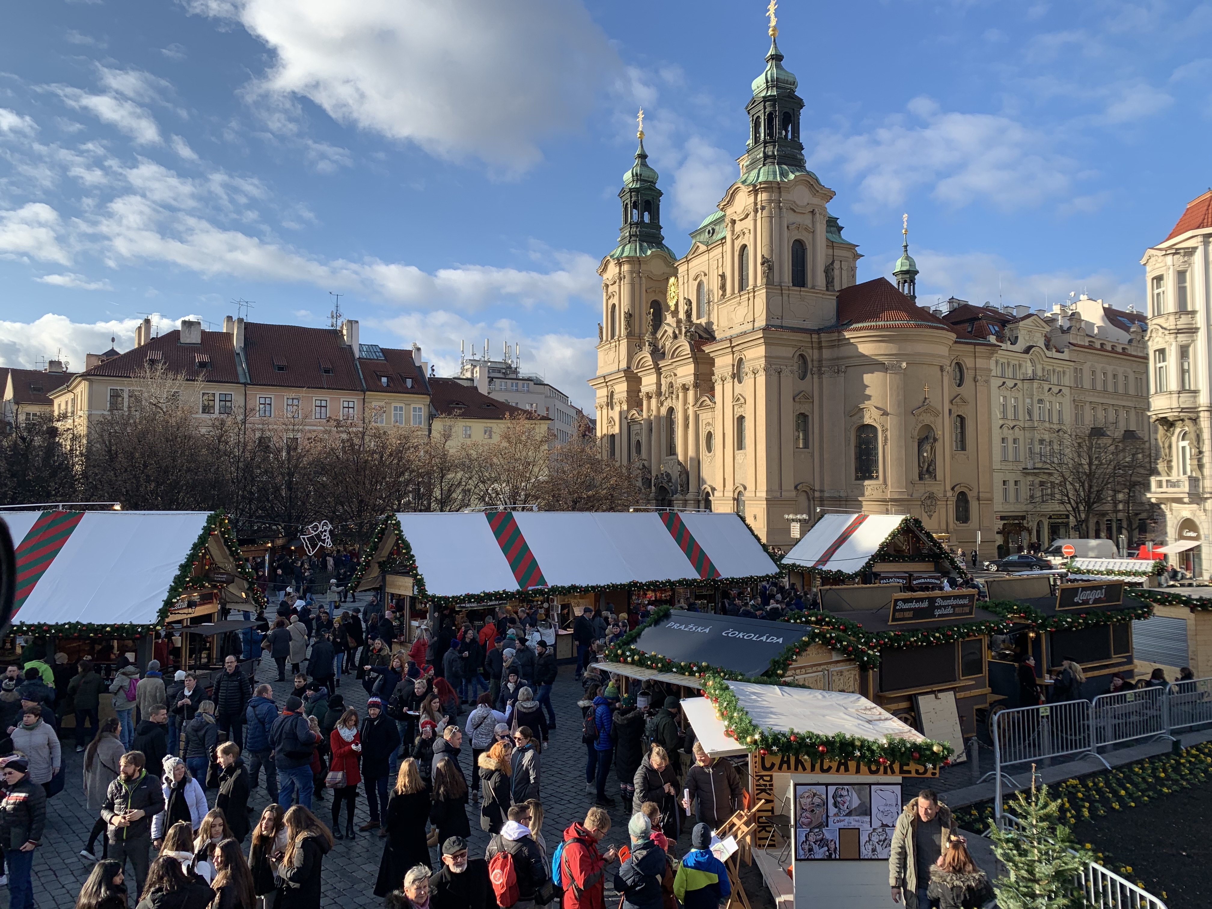 An overview of the Prague Christmas market