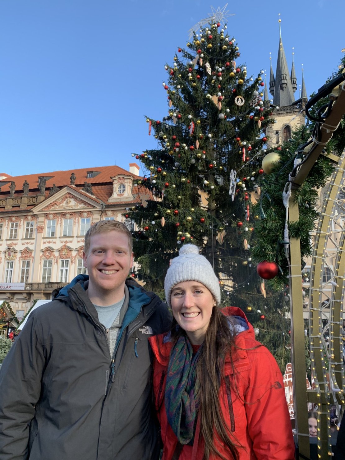 Katie and I in front of the big tree